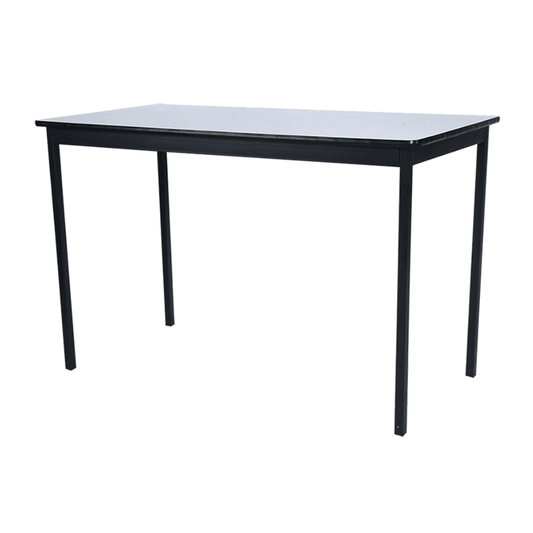 Mesa Escolar - ALBAR MR - 210 - Mesa de trabajo - Cubierta en Melamina Blanca - MR-210 - ALBAR - NOGAL BEAT - Mesas