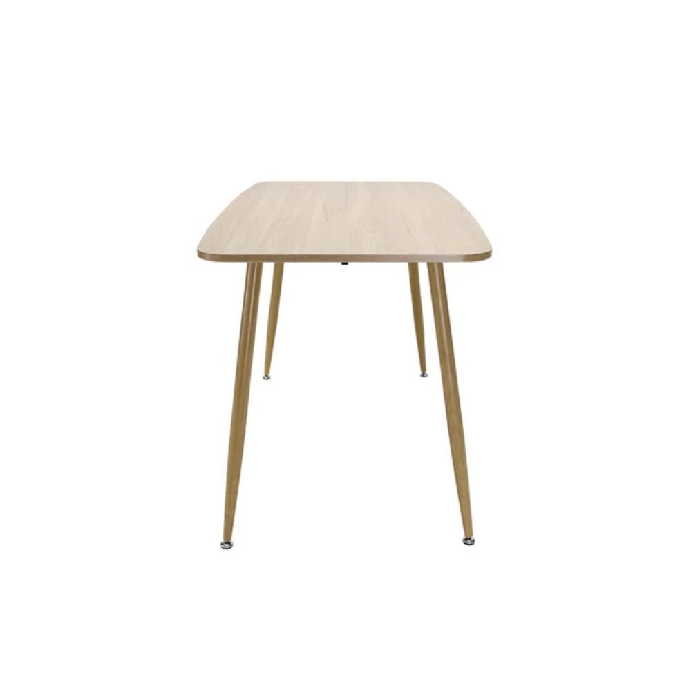 MESA MURCIA MESA0904624 | Mesa de Comedor 1354 | Tablero Melamina | Base 4 Patas | Interior - MESA0904625 - Mundo In - NOGAL BEAT - Mesas