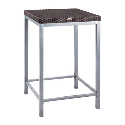 MESA OFFIHO RUSS OHM - 7022 - B2 | Mesa Ocasional para Terraza Sala de Estar | 106 cm | Estructura Tubular Aluminio | Copolímero de Polipropileno | Exterior Techado Exterior Techado - OHM - 7022 - B2 - NOGAL BEAT - NOGAL BEAT - Mesas