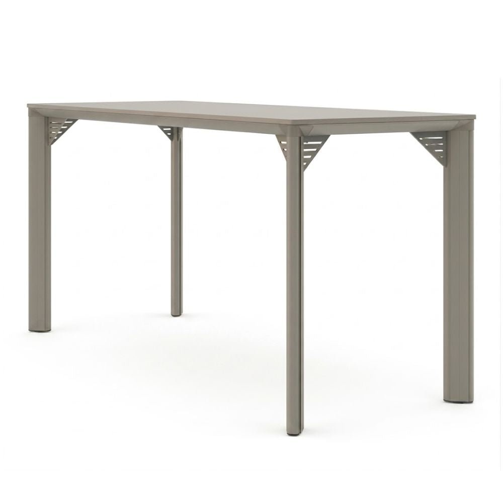 Mesa Periquera Alta Base - VERSA MESAS ALTAS BASE - BA-3900 MESAS ALTAS - VERSA - NOGAL BEAT - Mesa Periquera