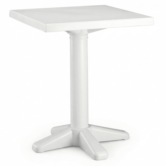 MESA RESOL BANYOLES 70 X 70 | Mesa Comercial Ocasional para Cafeterías Terraza | 73 cm | Polipropileno | Exterior - 1522 - Resol - NOGAL BEAT - Mesas