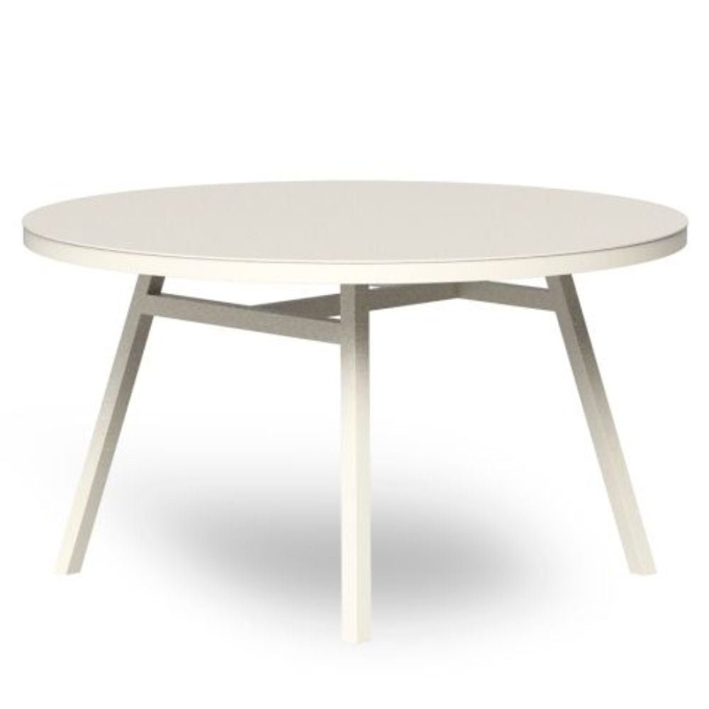 MESA RESOL MILANO Ø1350 | Mesa Redonda | 74 cm | Estructura Aluminio | Pintado | Secado Horno | Interior + Exterior - 70332 - Resol - NOGAL BEAT - Mesas