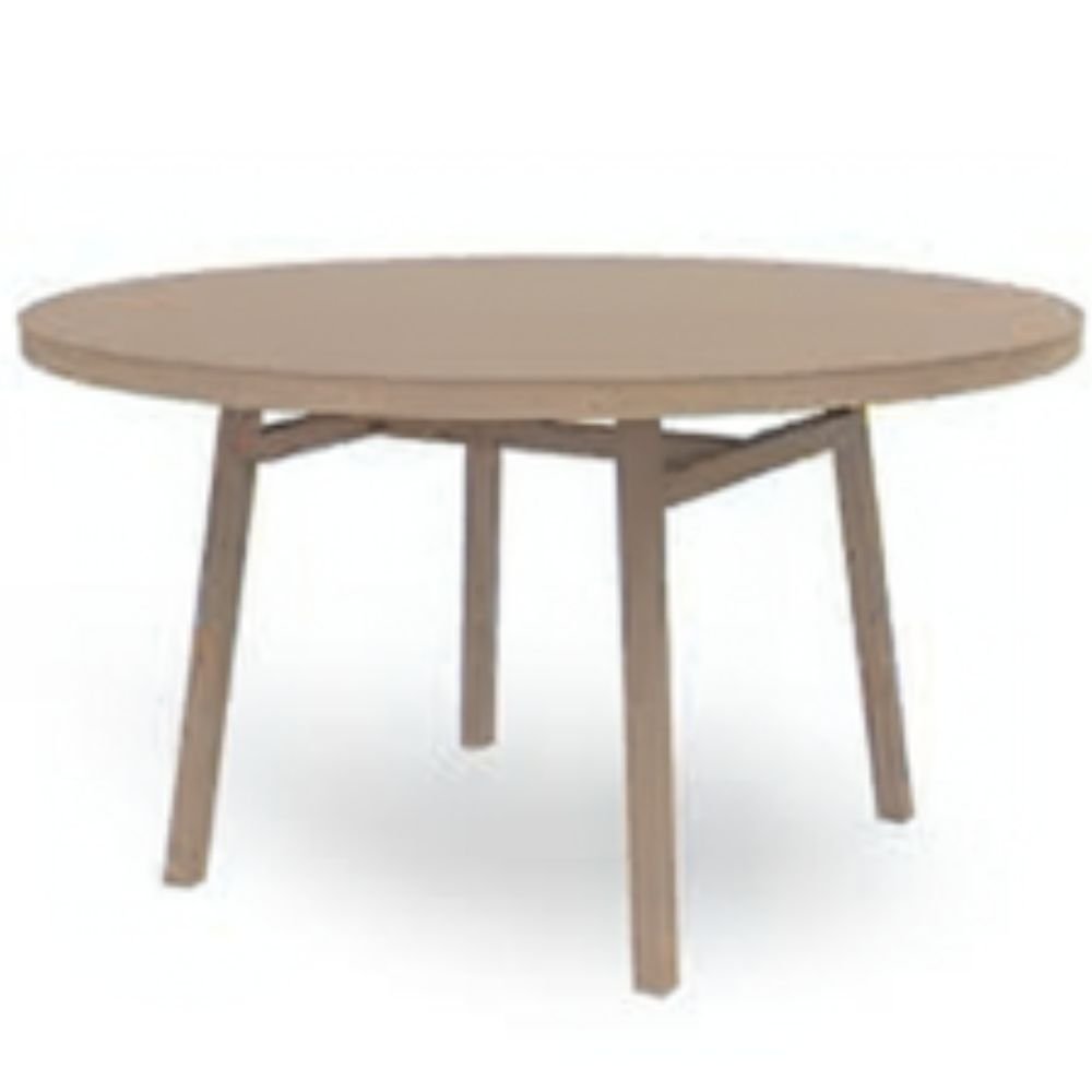 MESA RESOL MILANO Ø1350 | Mesa Redonda | 74 cm | Estructura Aluminio | Pintado | Secado Horno | Interior + Exterior - 70331 - Resol - NOGAL BEAT - Mesas