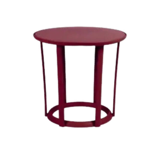 MESA RESOL RAFF | Mesa Ocasional para Sala de Estar Terraza | 37 cm | Inyectado Fibra de Vidrio y PP | Protección UV | Interior + Exterior - 04914 - Resol - NOGAL BEAT - Mesas