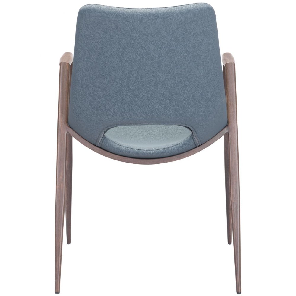 NOGAL BEAT DESI | Silla para Comedor Restaurante Cafeteria | Varios Colores | Piel Sintetica | Interior - 101695 - Zuo - NOGAL BEAT -