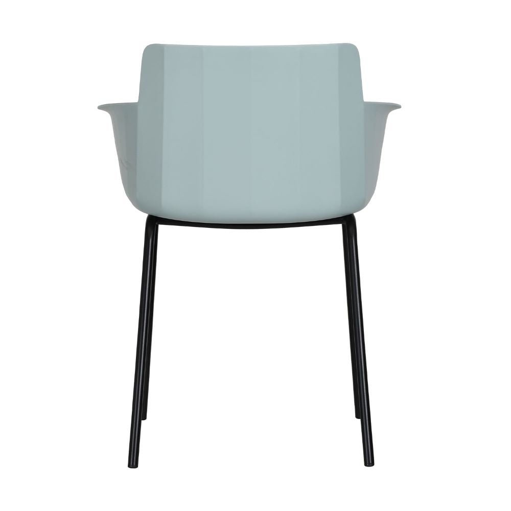 SILLA KINGSTRONG Potenza 822 SILL0903764 | Silla Ocasional | Estructura Metal | Polipropileno | Interior + Exterior | Poliuretano Alto Respaldo de Polipropileno Fabricada con Estructura Metálica Asiento y respaldo de plástico Varios Colores Minimalista Potenza, Sillas para Comedor Jardín, Restaurante, Oficina, Escritorio, Mesa, Cocina y Sala  moderna Silla de Plástico con Base Metálica para Decoración Interior y Exterior  Muebles de Oficina de Alta Calidad, Desde Sillas de Oficina y Escritorios Hasta Mueble