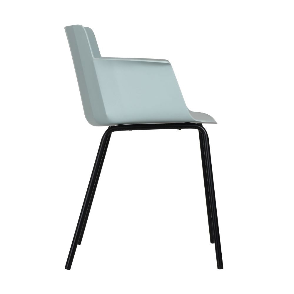 SILLA KINGSTRONG Potenza 822 SILL0903764 | Silla Ocasional | Estructura Metal | Polipropileno | Interior + Exterior | Poliuretano Alto Respaldo de Polipropileno Fabricada con Estructura Metálica Asiento y respaldo de plástico Varios Colores Minimalista Potenza, Sillas para Comedor Jardín, Restaurante, Oficina, Escritorio, Mesa, Cocina y Sala  moderna Silla de Plástico con Base Metálica para Decoración Interior y Exterior  Muebles de Oficina de Alta Calidad, Desde Sillas de Oficina y Escritorios Hasta Mueble