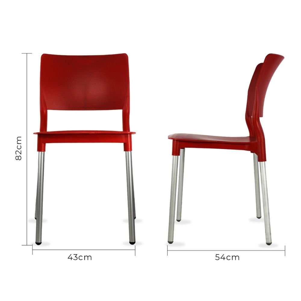 Nogal Beat JM ALESIA Silla Polipropileno Comercial - SILL0020312 - Mundo In - NOGAL BEAT -