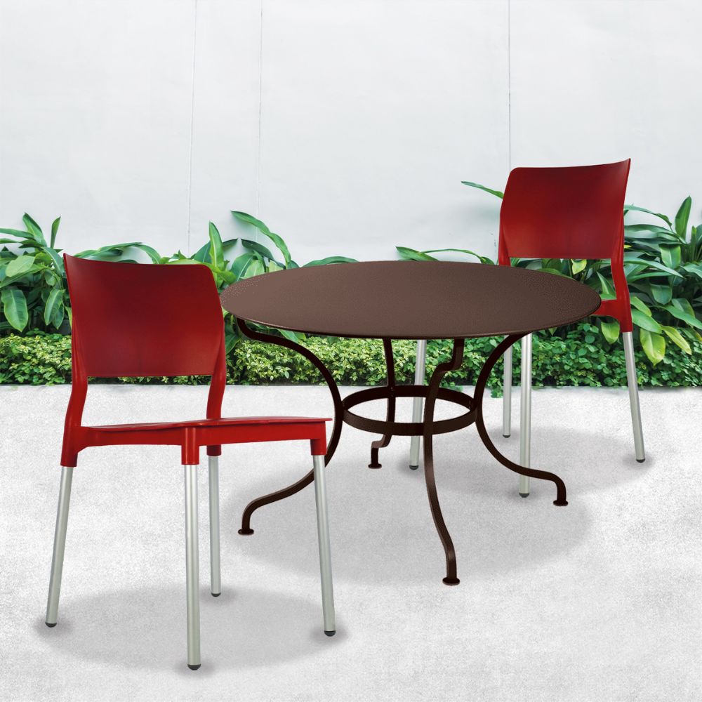 Nogal Beat JM ALESIA Silla Polipropileno Comercial - SILL0020312 - Mundo In - NOGAL BEAT -