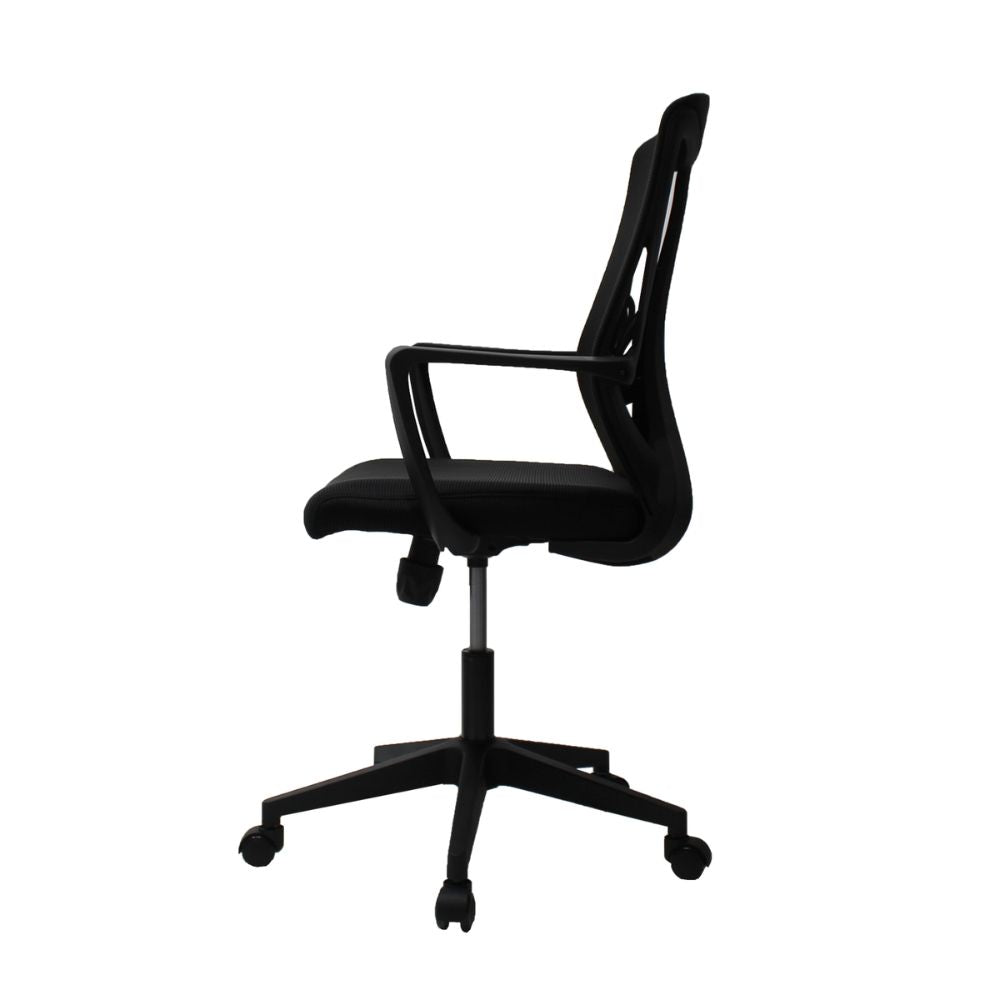 SILLA KINGSTRONG PERUGIA 240B SILL0903727 | Silla Operativa Uso de Oficina | Tapizado Mesh | Base Giratorio Rodajas | Descansabrazos | Interior | Rodajas 2 Ergonomía  Área de trabajo Comodidad Buen Diseño  Laminado plástico 15 MM Color Negro  Soporte Lumbar Respaldo Reclinable Descansabrazos  Recepción Laboral Ejecutivo  Empresa Home Office Base tipo estrella Mundo In