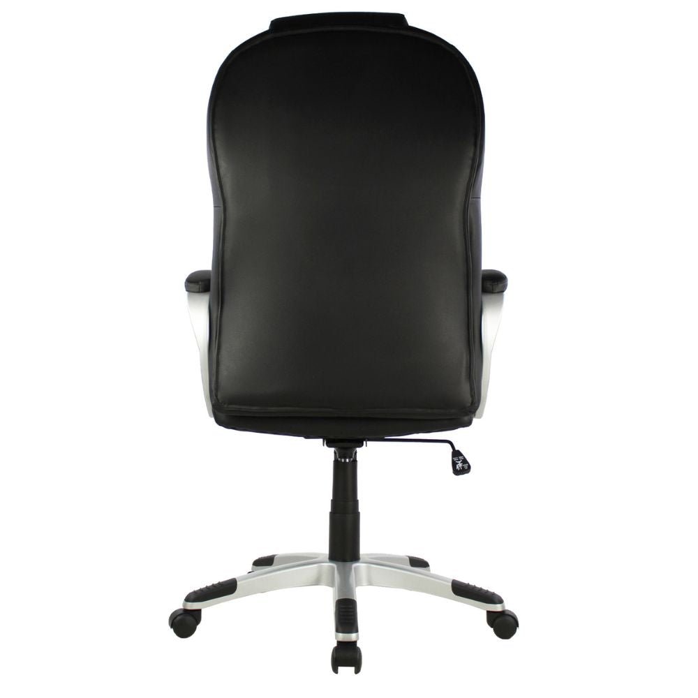 SILLA KINGSTRONG MOB-1107 Segovia SILL0903524 | Silla Ejecutiva Uso de Oficina | Base Estrella Giratoria | Tapizado Tela | Poliuretano | Interior | Poliuretano Alto Respaldo Tela Tipo “Mesh” Acero Cromado Soporte Lumbar Estrella Cromada Base Móvil Plastificada Tipo Estrella con Rodajas Negra Para Buena Postura Base Pistón Neumático Palanca Reguladora Comodidad Buen Diseño Oficina Home Office Corporativo Rodajas de Nylon Comodidad Espacio de Trabajo Alta Calidad Acojinamiento Extra en Zona de Cabeza y Borde 