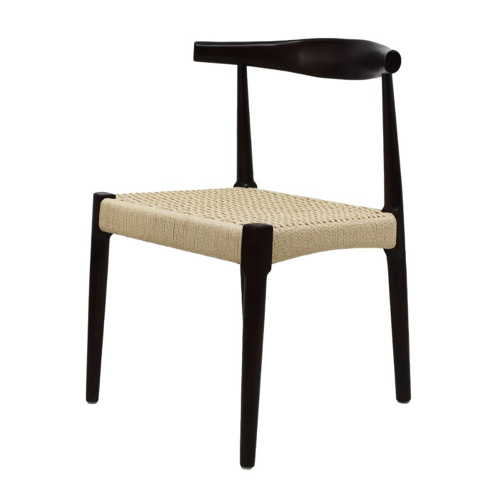 Nogal Beat Silla Kefren Madera Estilo Escandinavo Sala de Estar Interior - KEFREN MOB-312W - Nogal Beat - NOGAL BEAT -