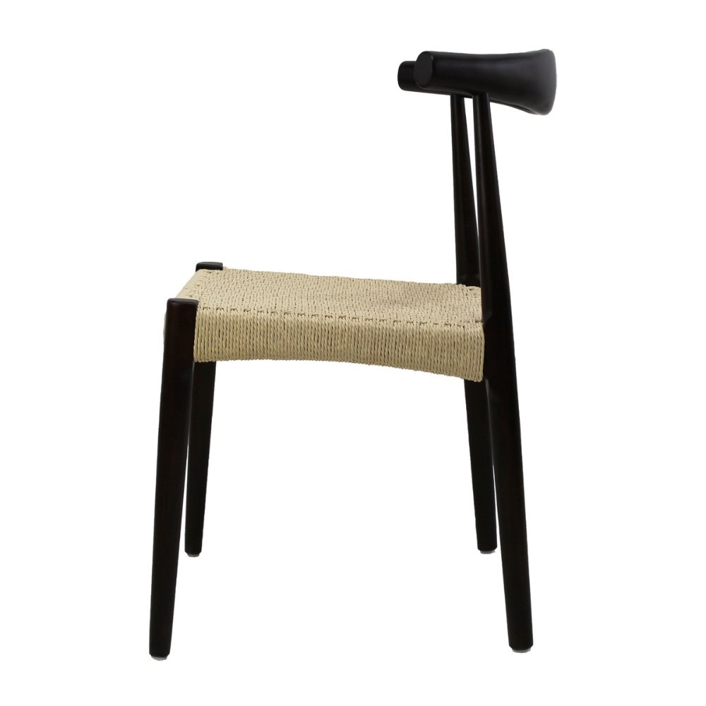 Nogal Beat Silla Kefren Madera Estilo Escandinavo Sala de Estar Interior - KEFREN MOB-312W - Nogal Beat - NOGAL BEAT -