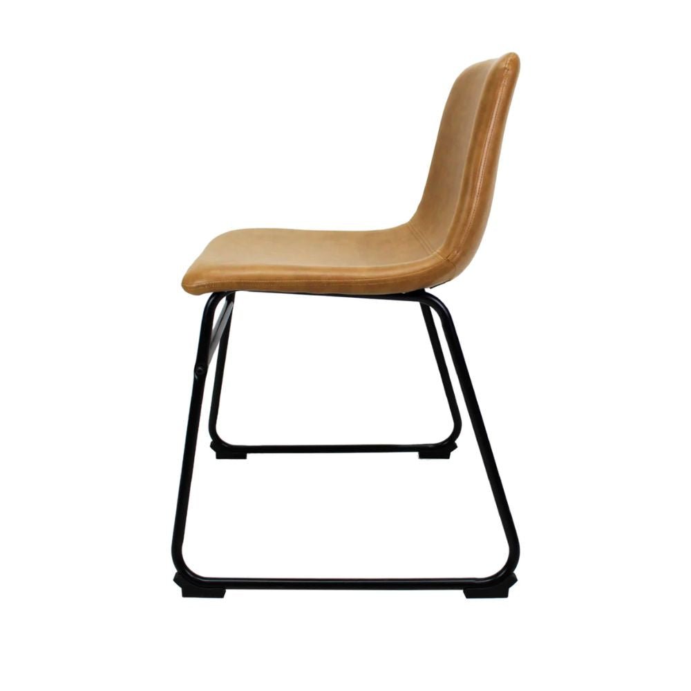 SILLA KINGSTRONG PHOENIX SILL0904135 | Silla Diseño Industrial Barra Bar Pub | Base Trineo | Metal | Vinipiel | Interior | Restaurante Hotel Hostelería Cafetería Uso Interior Base Trineo Metal Cómodo Innovador Diseño Interiores Interiorismo Taburete Brent