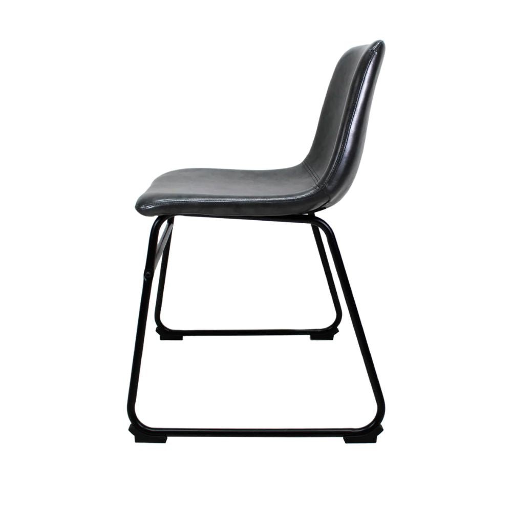 SILLA KINGSTRONG PHOENIX SILL0904135 | Silla Diseño Industrial Barra Bar Pub | Base Trineo | Metal | Vinipiel | Interior | Restaurante Hotel Hostelería Cafetería Uso Interior Base Trineo Metal Cómodo Innovador Diseño Interiores Interiorismo Taburete Brent