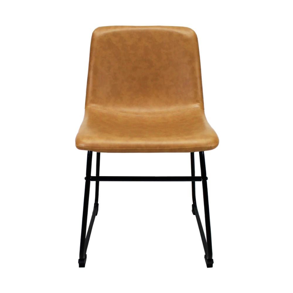 SILLA KINGSTRONG PHOENIX SILL0904135 | Silla Diseño Industrial Barra Bar Pub | Base Trineo | Metal | Vinipiel | Interior | Restaurante Hotel Hostelería Cafetería Uso Interior Base Trineo Metal Cómodo Innovador Diseño Interiores Interiorismo Taburete Brent