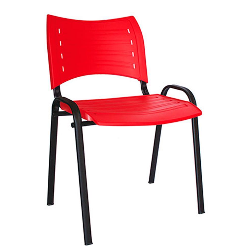 Silla de visita OFFIHO INNOVA OHV-2700 con base de cuatro puntas y asiento y respaldo en polipropileno