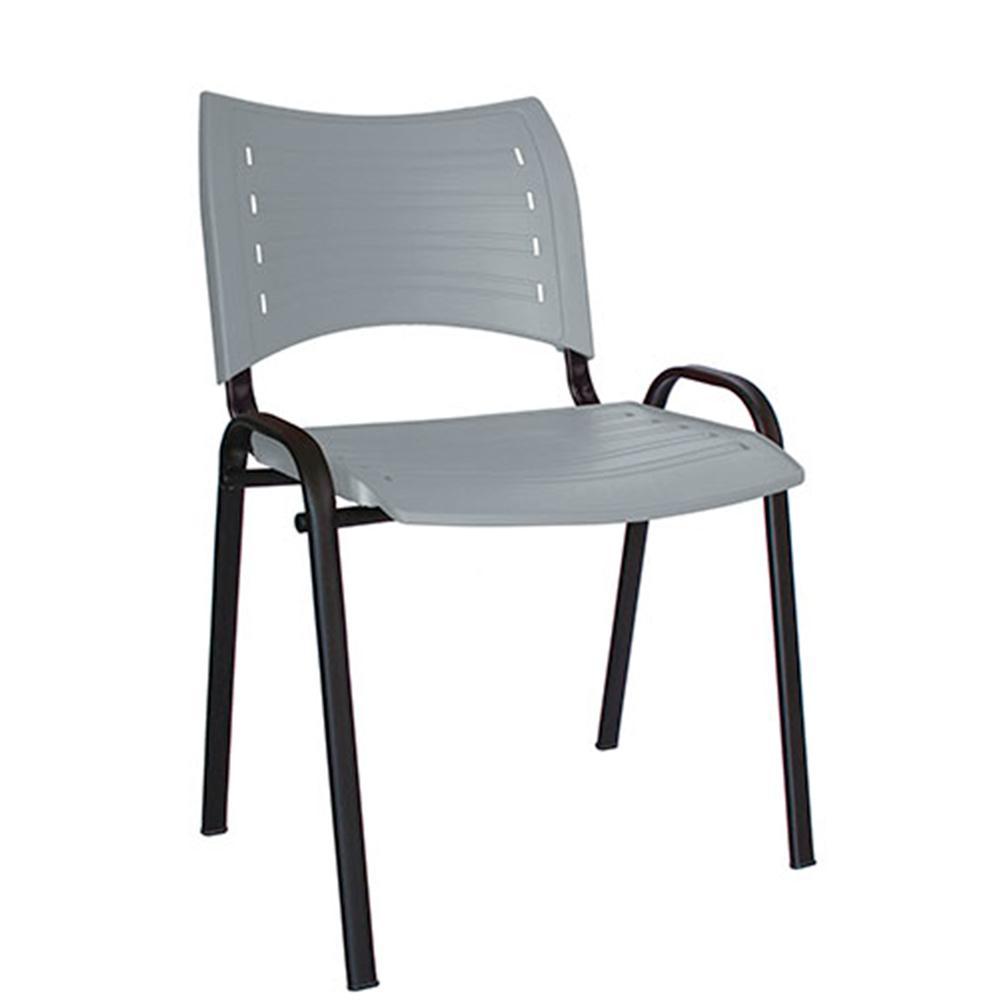 Silla de visita OFFIHO INNOVA OHV-2700 con base de cuatro puntas y asiento y respaldo en polipropileno