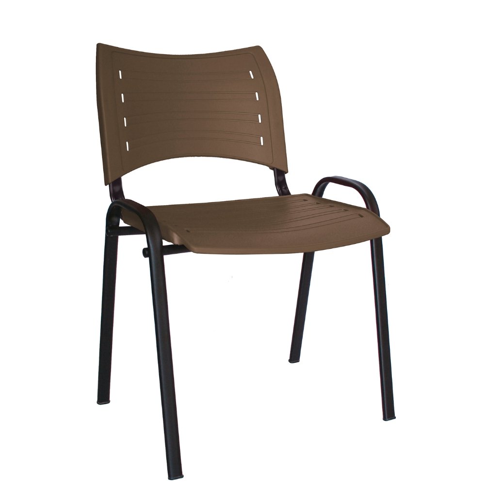 Silla de visita OFFIHO INNOVA OHV-2700 con base de cuatro puntas y asiento y respaldo en polipropileno