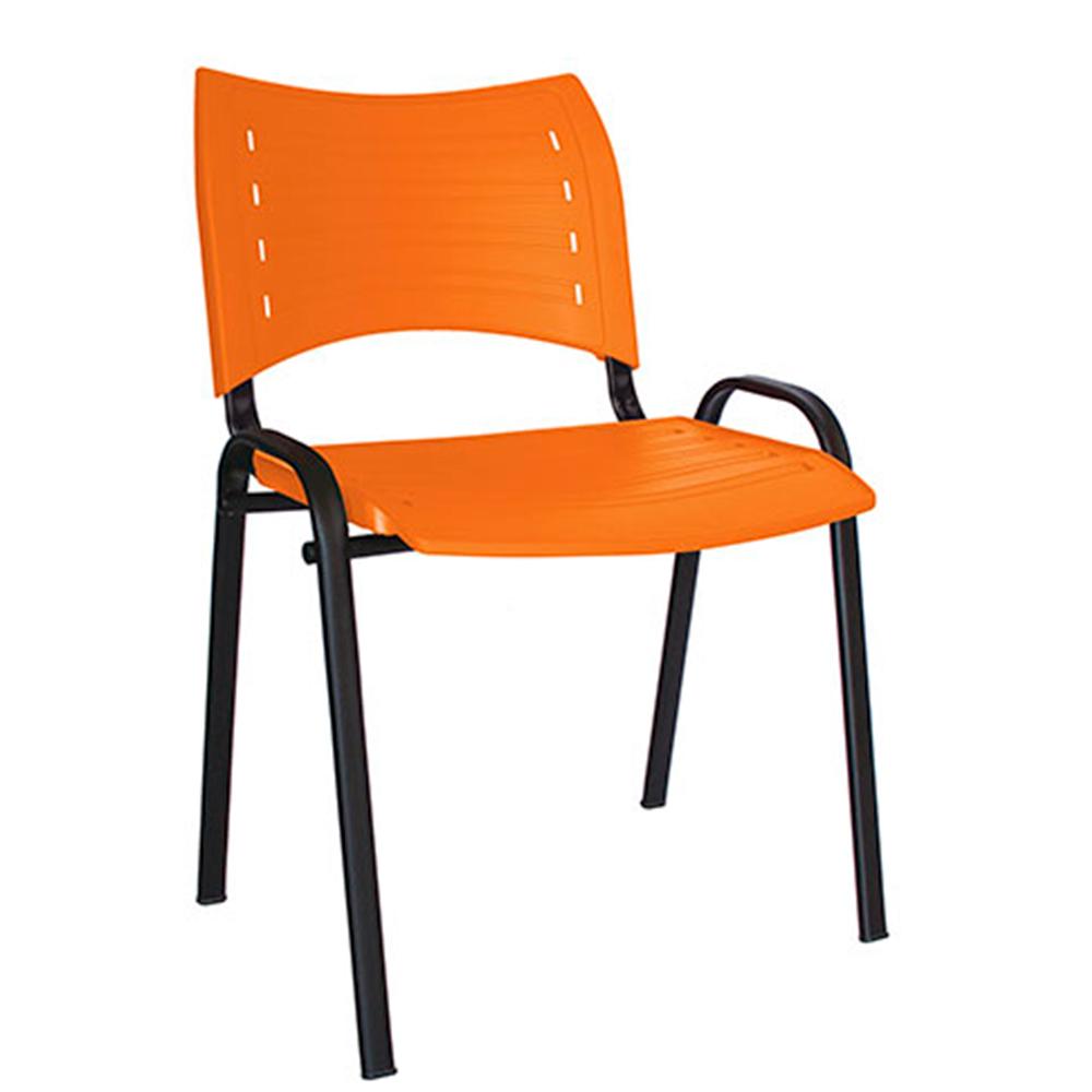 Silla de visita OFFIHO INNOVA OHV-2700 con base de cuatro puntas y asiento y respaldo en polipropileno