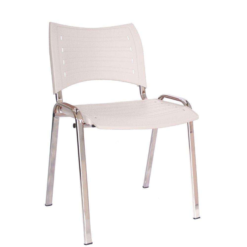 SILLA OFFIHO INNOVA OHV-2700CR | Silla para Sala Espera | Base Terminado Cromo | Varios Colores | Polipropileno | Interior | Auditorio Institución Gubernamental Sala Espera Conferencias Bancos Oficina Despacho