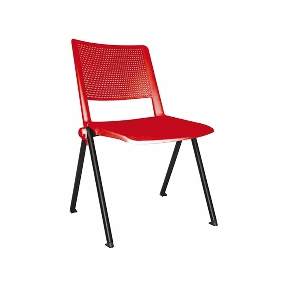 Silla de visita ergonómica OFFIHO REVOLUTION OHV-86 con base de cuatro puntas y asiento de polipropileno.