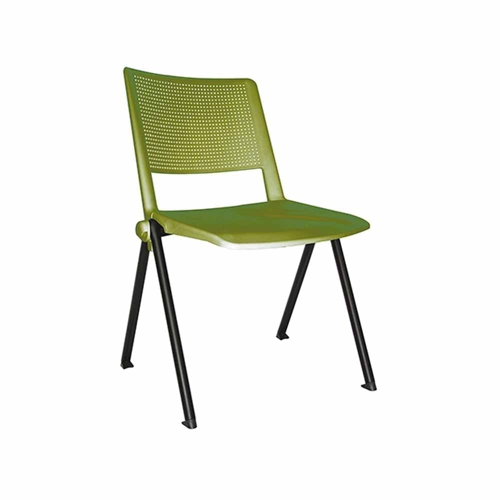 Silla de visita ergonómica OFFIHO REVOLUTION OHV-86 con base de cuatro puntas y asiento de polipropileno.
