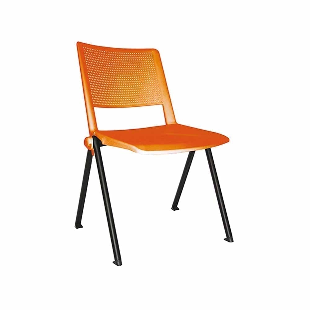 Silla de visita ergonómica OFFIHO REVOLUTION OHV-86 con base de cuatro puntas y asiento de polipropileno.