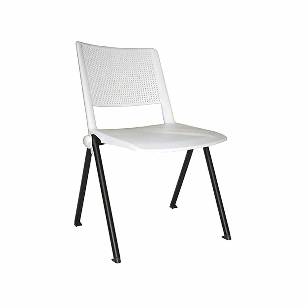Silla de visita ergonómica OFFIHO REVOLUTION OHV-86 con base de cuatro puntas y asiento de polipropileno.