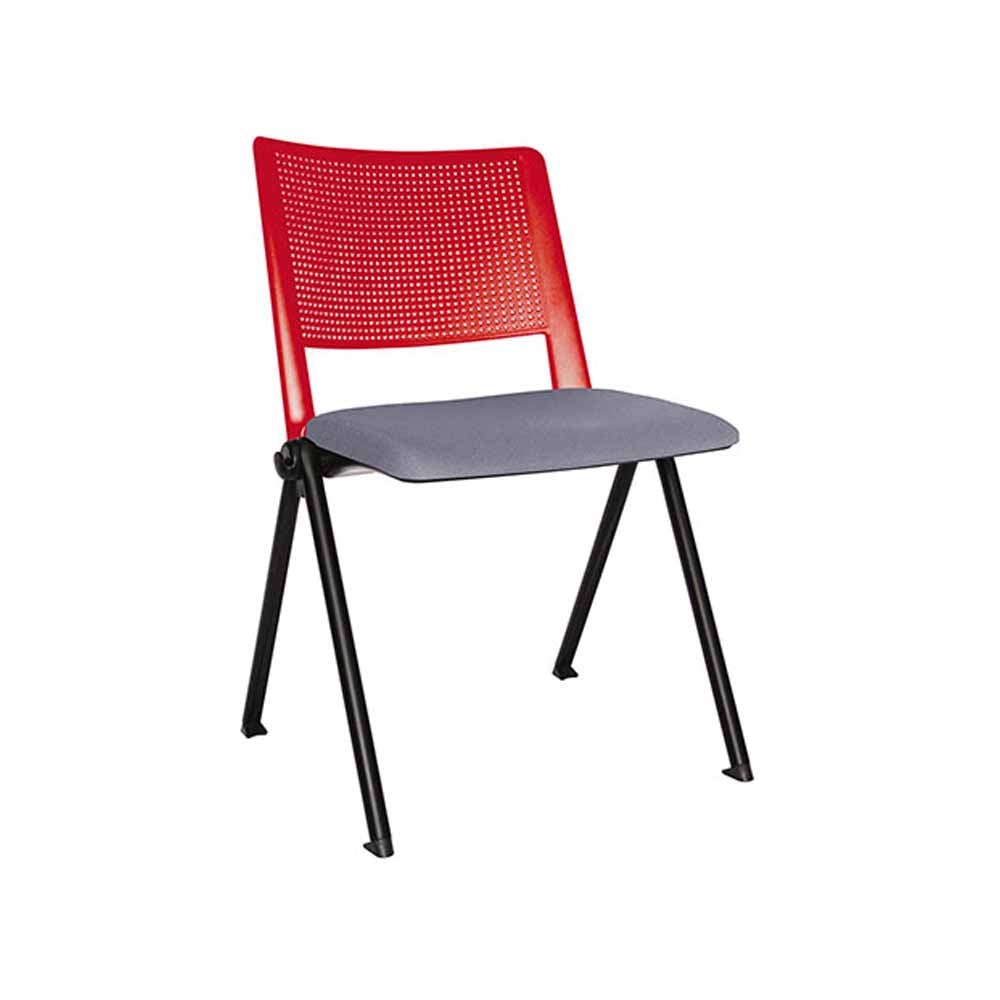 Offiho Silla Revolution Ohv-87 Respaldo Bastidor En Polipropileno Asiento Tapizado Estructura De Acero Tubular De 1" De Diámetro Calibre 16 - OHV-87 - OFFIHO - NOGAL BEAT - Sillas