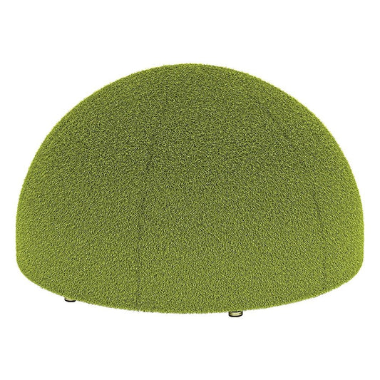 Otomán Hemisferio para Lounge - GEBESA FOMCORE LOUNGE - Ø 83 cm - Tapizado - GFCB0443318 - GEBESA - NOGAL BEAT - Taburete
