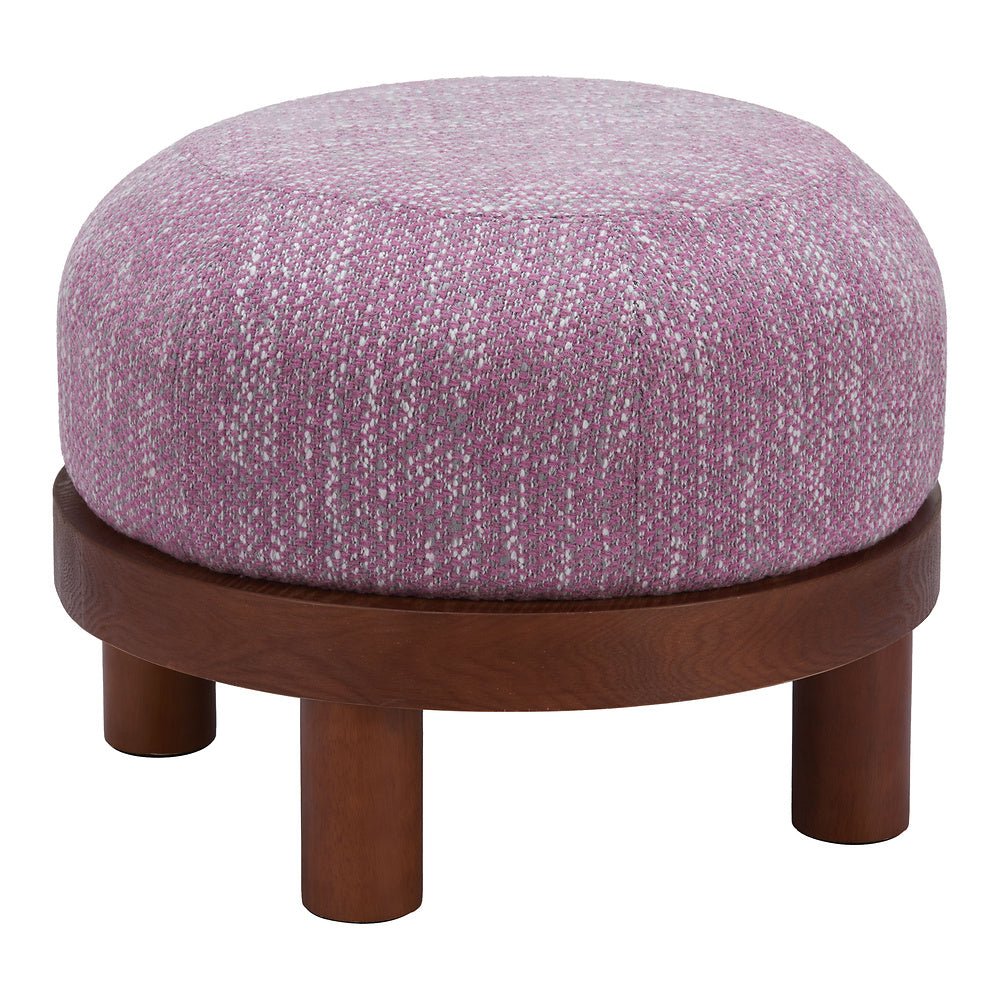 Otomán para Hotel - ZUO GOME - Varios Colores - Tapizado en Tejido Texturizado - 110185 - Zuo - NOGAL BEAT - Taburete