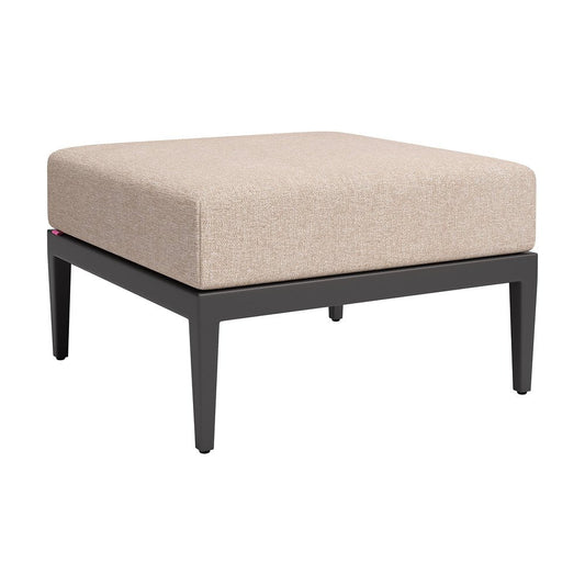 Otomán para Terraza y Hotel - ZUO FORET - Negro - Tapizado con Tela para Exterior - 704257 - Zuo - NOGAL BEAT - Taburete