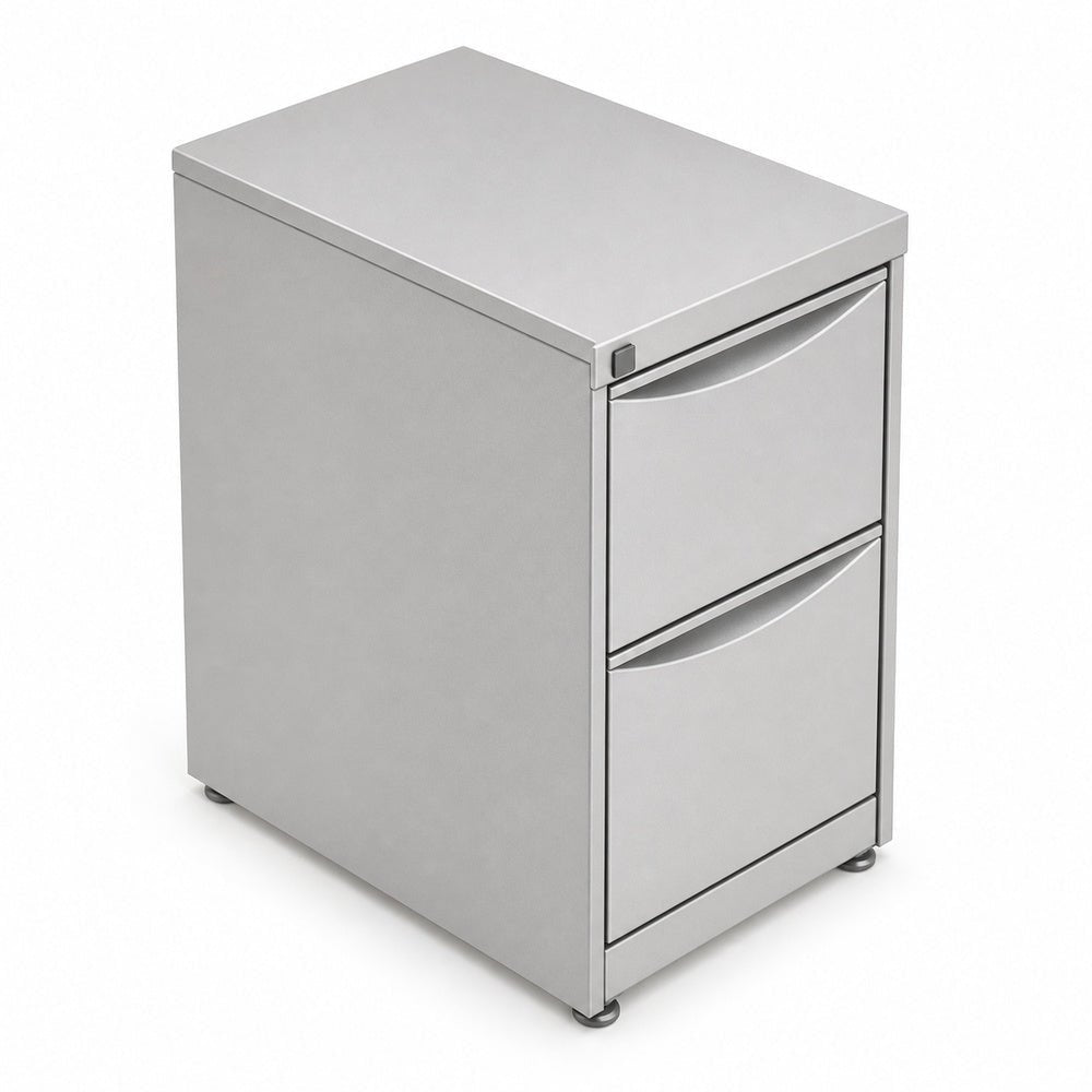 Pedestal Metálico para Escritorio - GEBESA ELITE - 2 Gavetas - GEA306 - GEBESA - NOGAL BEAT - Archivero