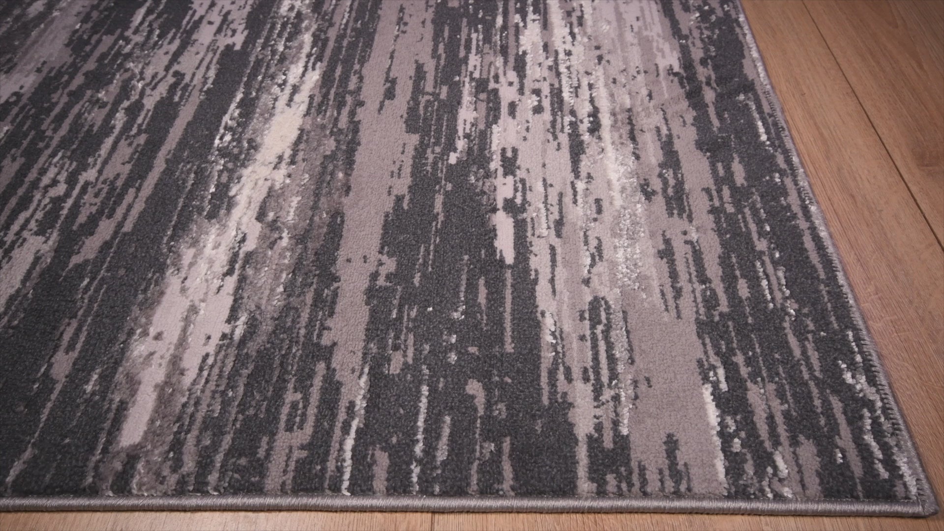 TAPETE LAVIN JASMINE U5016 | Tapete Decorativo para Recepción Hotel Hogar Departamento Sala | GRIS NEGRO | Varias Medidas | Rectangular | Interior | Hotel Residencia Recepción Alfombra Sala Dormitorio Comedor Cocina Baño Oficina Entrada Pasillo Casa 