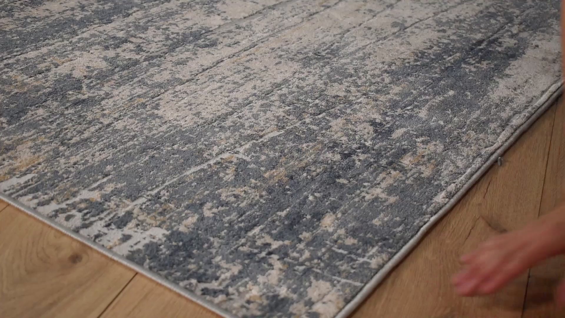 TAPETE LAVIN MARDIN T4005 | Tapete Decorativo para Recepción Hotel Hogar Departamento Sala | AZUL CREMA | Varias Medidas | Rectangular | Interior Recepción Hotel Hogar Sala de estar