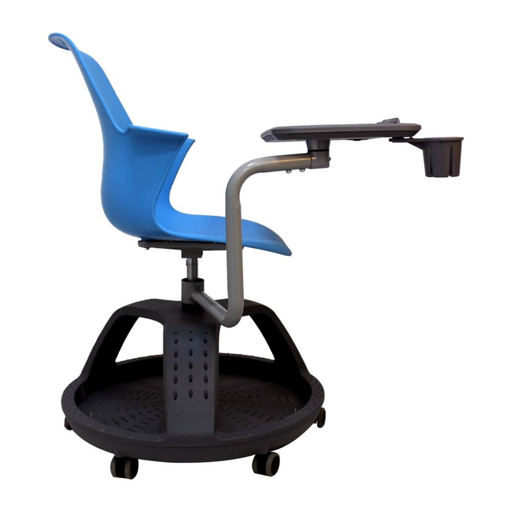 PUPITRE NOGAL BEAT PUPITRE ESCOLAR | Pupitre Escolar Giratorio | Con Ruedas | Varios Colores | Interior - Pupitre escolar - IDELIKA - NOGAL BEAT - Sillas