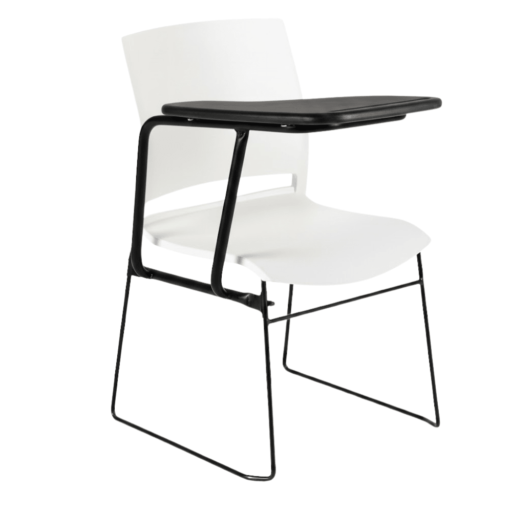 Pupitre Para Aula De Clases - ALBAR A - 600NP - Varios Colores - Asiento y Respaldo En Polipropileno - A-600NP - ALBAR - NOGAL BEAT - Sillas de Capacitación