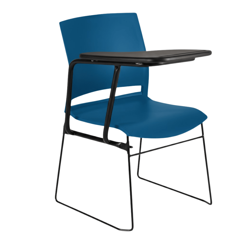 Pupitre Para Aula De Clases - ALBAR A - 600NP - Varios Colores - Asiento y Respaldo En Polipropileno - A-600NP - ALBAR - NOGAL BEAT - Sillas de Capacitación