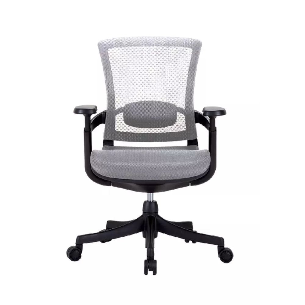 Requiez Silla Skate Task Estructura Blanca Mesh RM-9025 Base Estrella Nylon Reforzado - RM-9025 - Requiez - NOGAL BEAT -