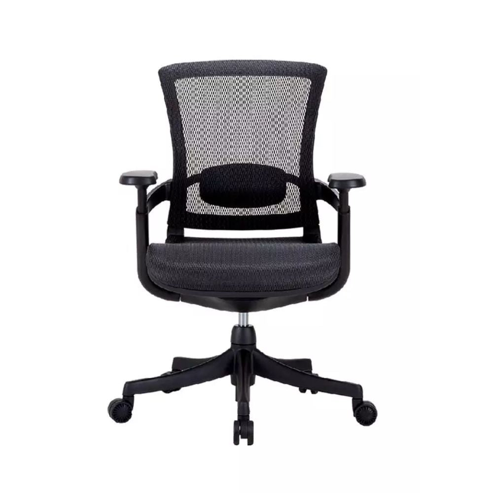 Requiez Silla Skate Task Estructura Blanca Mesh RM-9025 Base Estrella Nylon Reforzado - RM-9025N/N - Requiez - NOGAL BEAT -