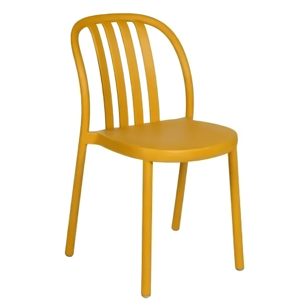 Silla Comercial para Bistró Protección UV - RESOL SUE - Varios Colores - Asiento y Respaldo en Polipropileno - 5171 - Resol - NOGAL BEAT - Sillas