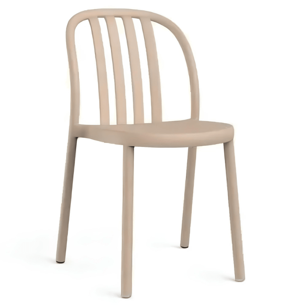 Silla Comercial para Bistró Protección UV - RESOL SUE - Varios Colores - Asiento y Respaldo en Polipropileno - 5169 - Resol - NOGAL BEAT - Sillas