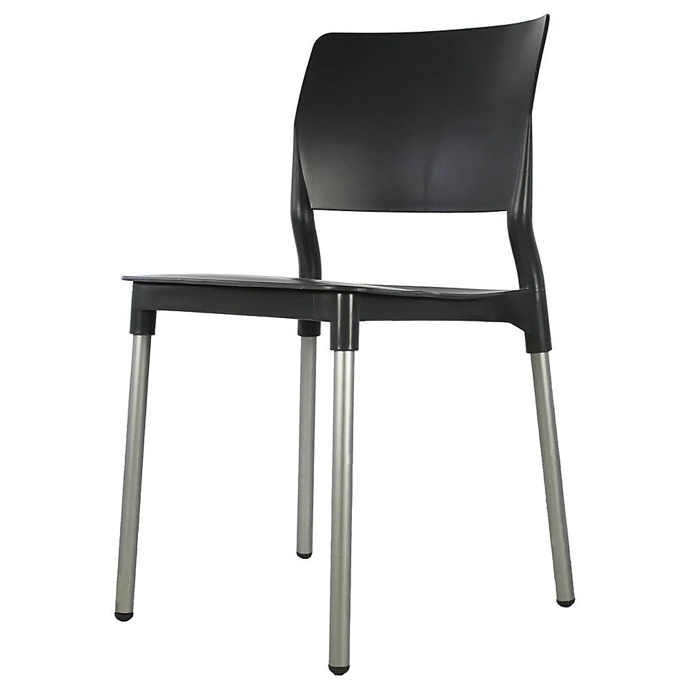Silla Comercial para Cafetería Estilizada - KINGSTRONG JM ALESIA SILL0020312 - Varios Colores - Asiento y Respaldo en Polipropileno - SILL0020312 - Mundo In - NOGAL BEAT - Silla Comercial Exterior