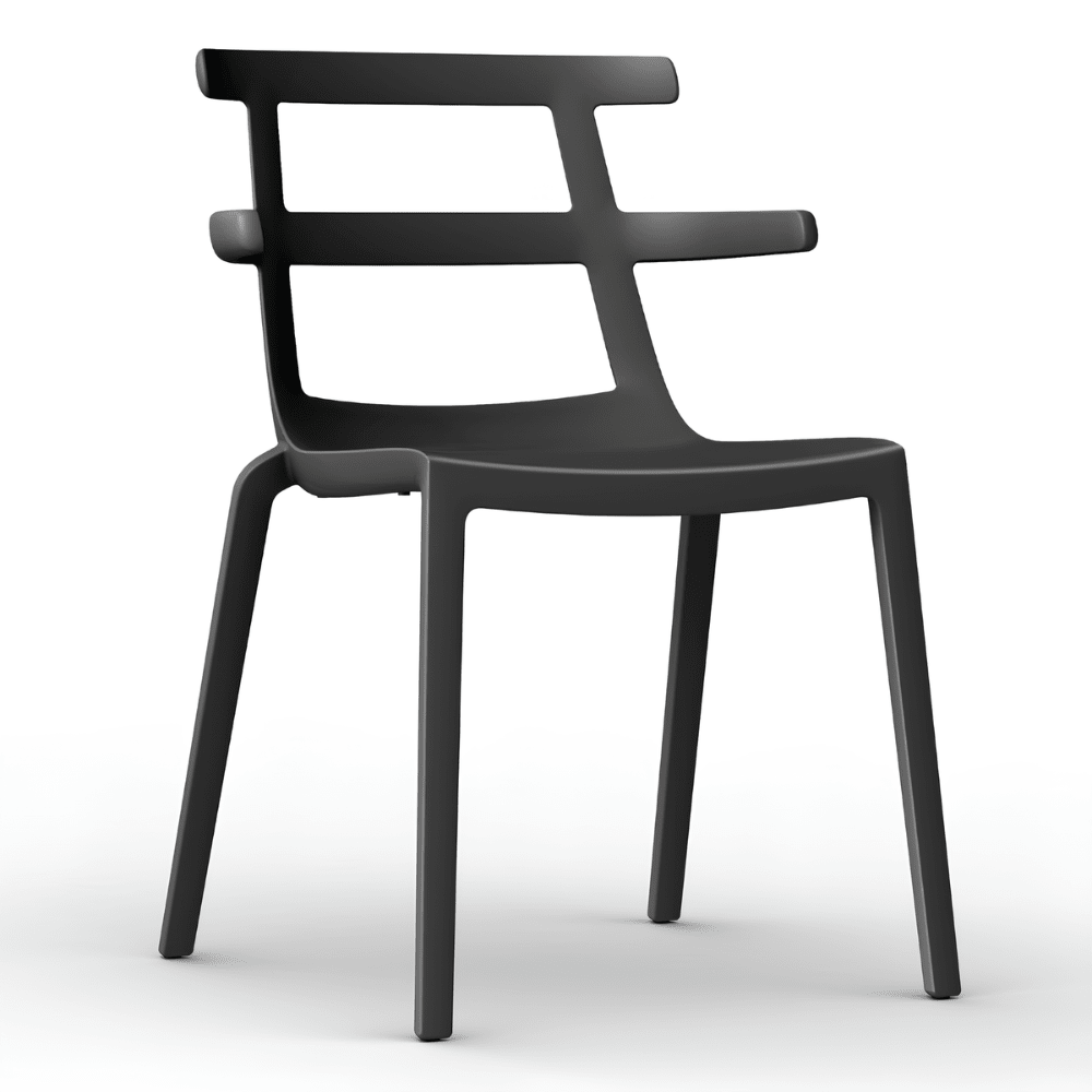 Silla Comercial para Cafetería - RESOL TOKYO - Varios Colores - Asiento y Respaldo en Polipropileno - 1626 - Resol - NOGAL BEAT - Sillas
