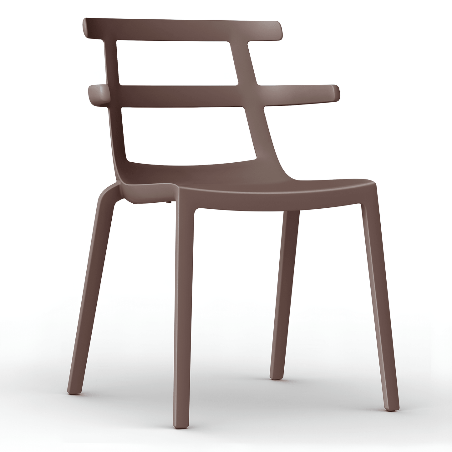 Silla Comercial para Cafetería - RESOL TOKYO - Varios Colores - Asiento y Respaldo en Polipropileno - 1621 - Resol - NOGAL BEAT - Sillas
