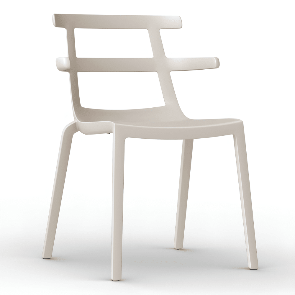 Silla Comercial para Cafetería - RESOL TOKYO - Varios Colores - Asiento y Respaldo en Polipropileno - 1617 - Resol - NOGAL BEAT - Sillas