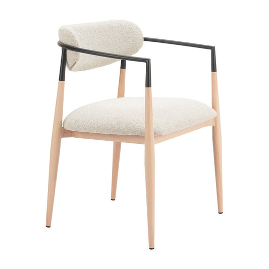 Silla Comercial para Desayunador - ZUO EQUINOX - Varios Colores - Asiento y Respaldo Tapizados en Tejido Texturizado - 110853 - Zuo - NOGAL BEAT - Silla Comercial Interior