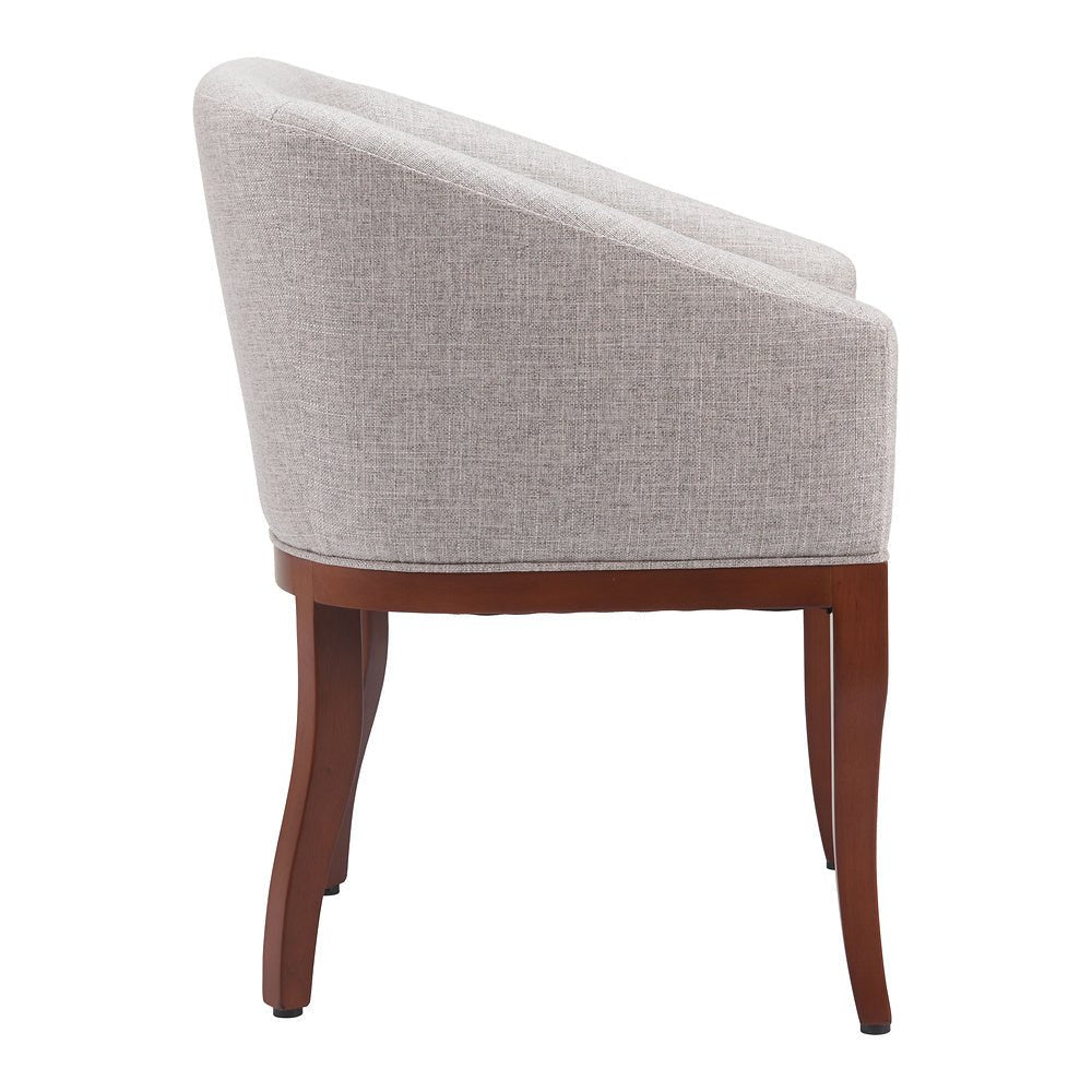 Silla Comercial para Desayunador - ZUO SERASA - Gris - Asiento y Respaldo Tapizados - 109978 - Zuo - NOGAL BEAT - Silla Comercial Interior