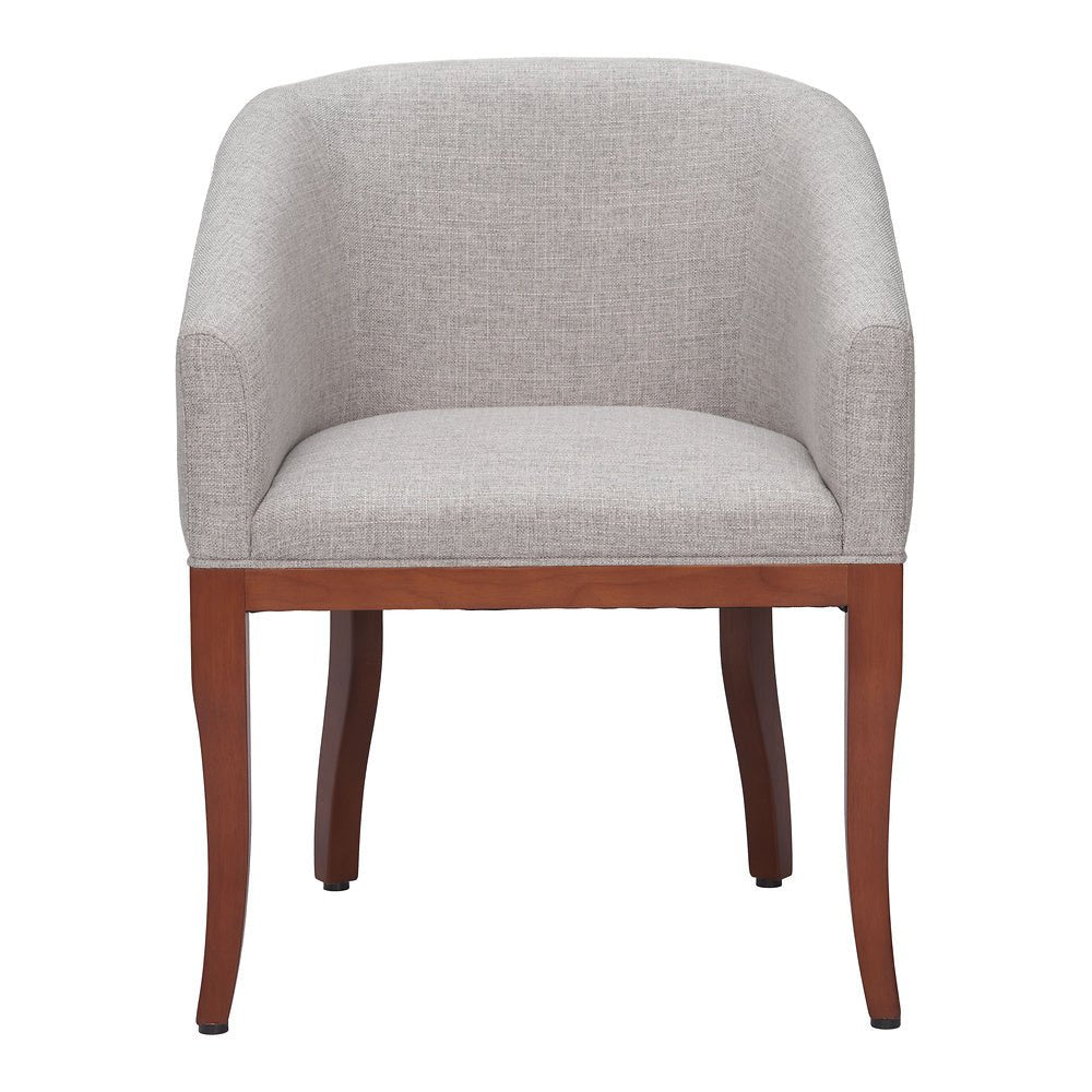 Silla Comercial para Desayunador - ZUO SERASA - Gris - Asiento y Respaldo Tapizados - 109978 - Zuo - NOGAL BEAT - Silla Comercial Interior